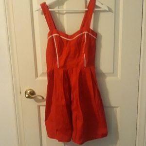 Vintage Modern Love Red Dress